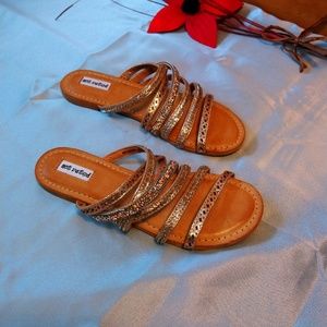 NOT RATED EMBLISHED SANDALS NWOT 7.5